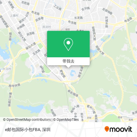 e邮包国际小包FBA地图