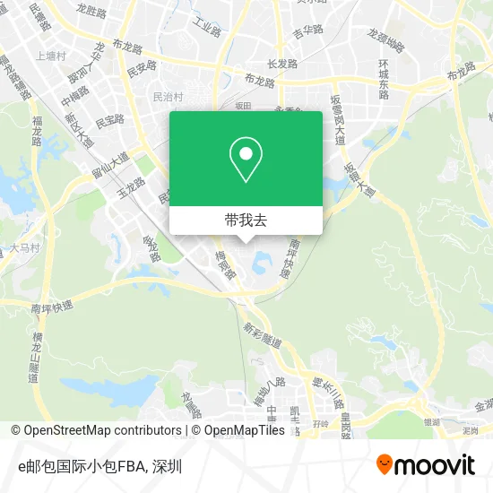 e邮包国际小包FBA地图