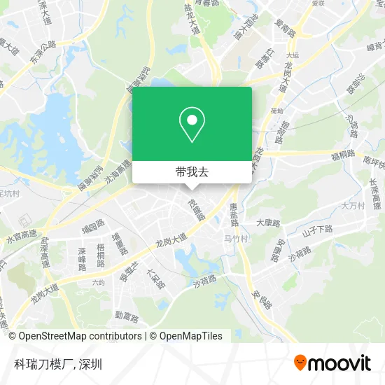 科瑞刀模厂地图