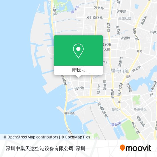 深圳中集天达空港设备有限公司地图