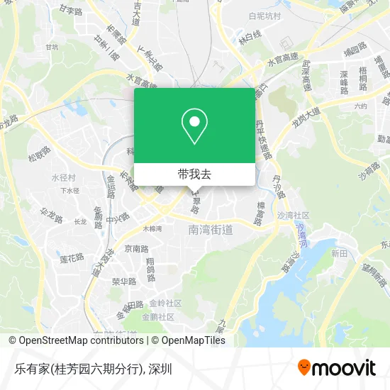 乐有家(桂芳园六期分行)地图