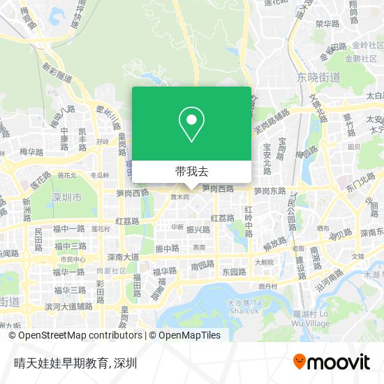 晴天娃娃早期教育地图