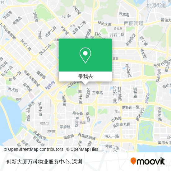 创新大厦万科物业服务中心地图