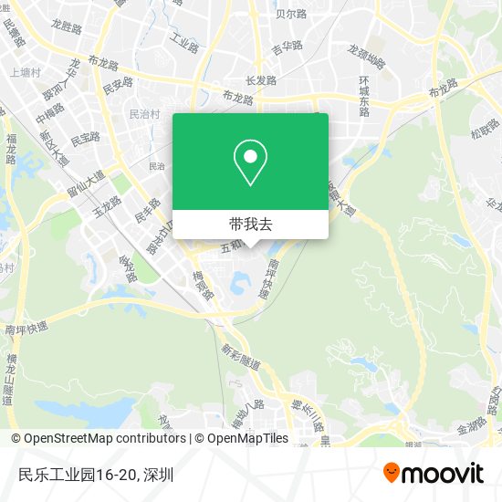 民乐工业园16-20地图