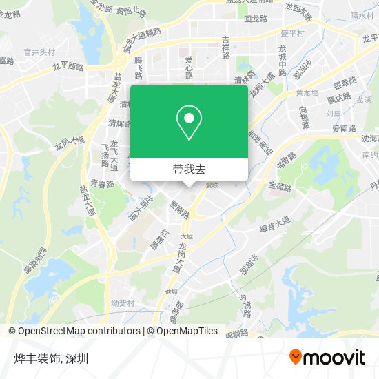 烨丰装饰地图