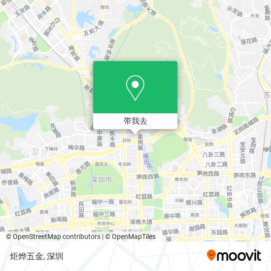 炬烨五金地图