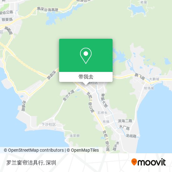 罗兰窗帘洁具行地图