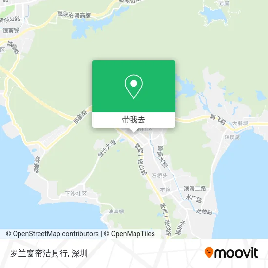 罗兰窗帘洁具行地图