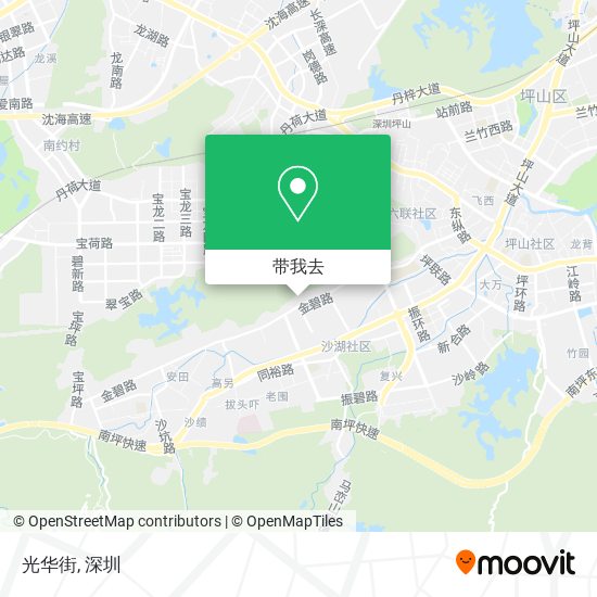 光华街地图