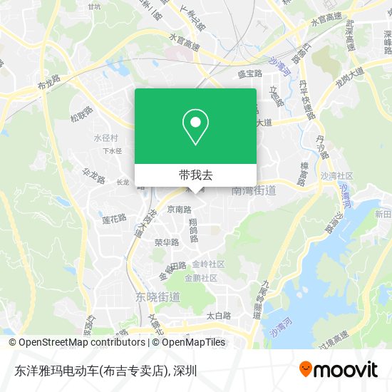 东洋雅玛电动车(布吉专卖店)地图