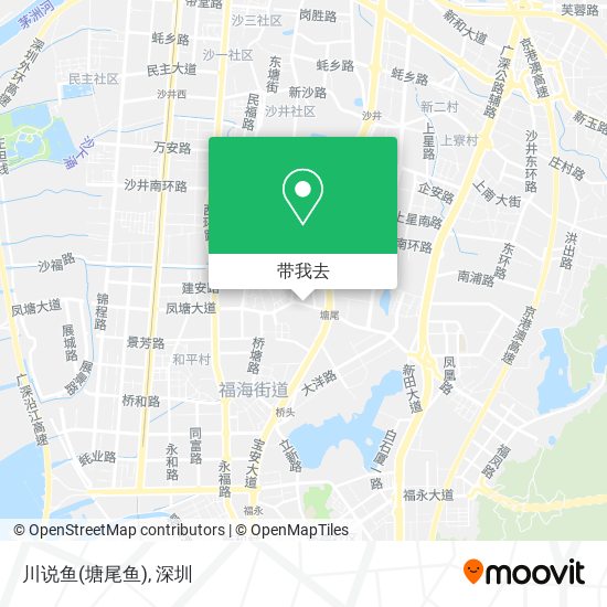 川说鱼(塘尾鱼)地图