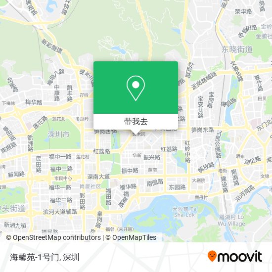 海馨苑-1号门地图