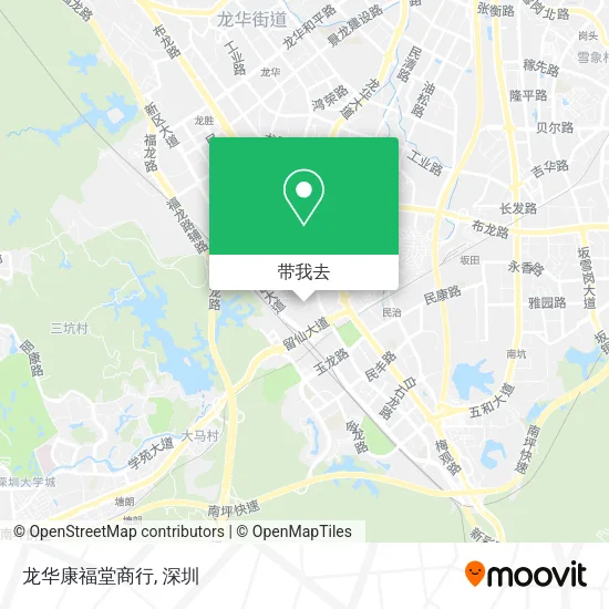 龙华康福堂商行地图