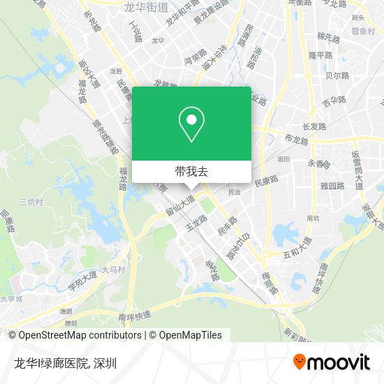 龙华l绿廊医院地图