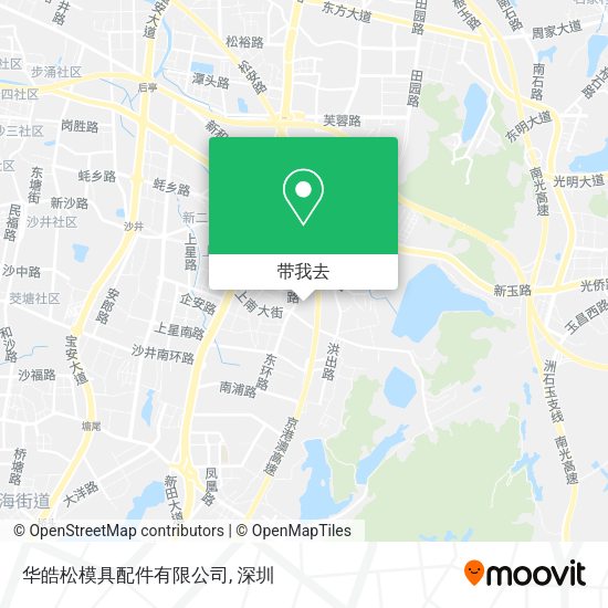 华皓松模具配件有限公司地图