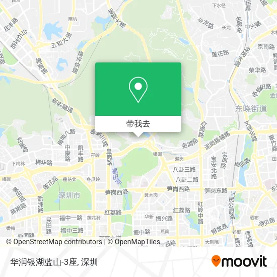 华润银湖蓝山-3座地图