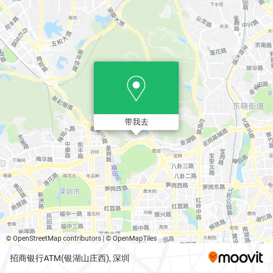 招商银行ATM(银湖山庄西)地图