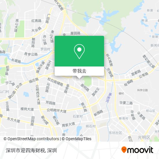 深圳市迎四海财税地图