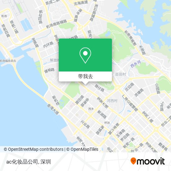 ac化妆品公司地图