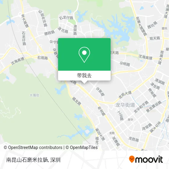 南昆山石磨米拉肠地图