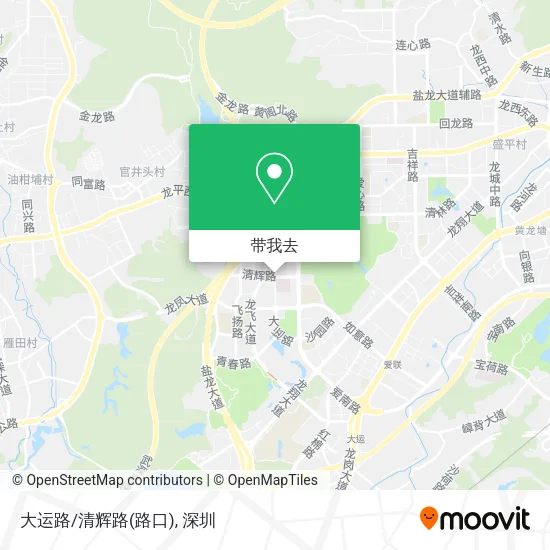 大运路/清辉路(路口)地图