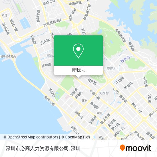 深圳市必高人力资源有限公司地图