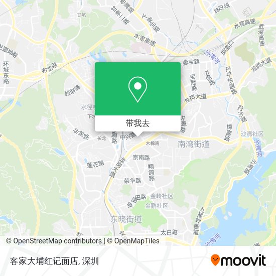 客家大埔红记面店地图