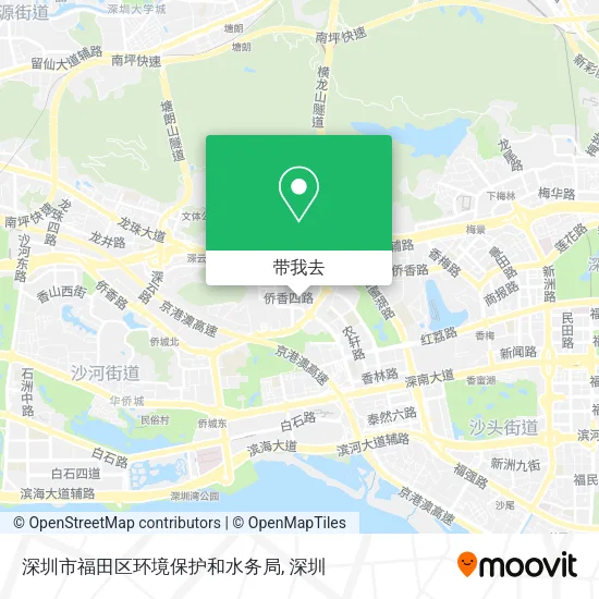 深圳市福田区环境保护和水务局地图