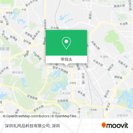 深圳礼尚品科技有限公司地图