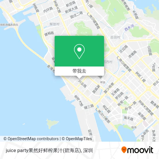 juice party果然好鲜榨果汁(碧海店)地图