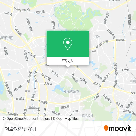 钢盛铁料行地图