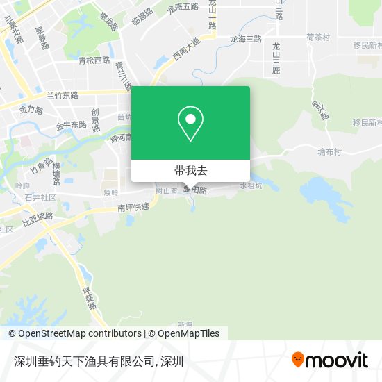 深圳垂钓天下渔具有限公司地图