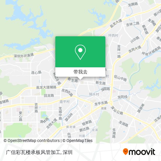 广信彩瓦楼承板风管加工地图
