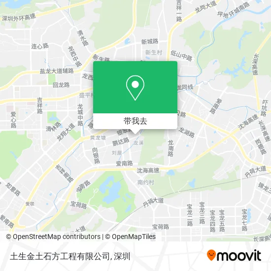 土生金土石方工程有限公司地图