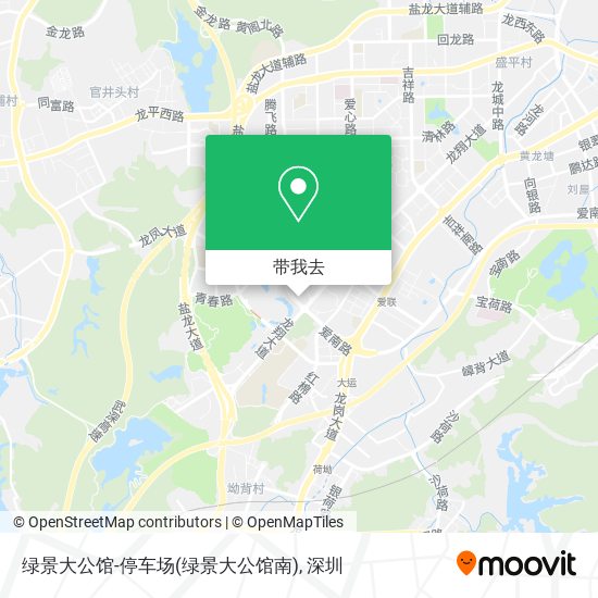 绿景大公馆-停车场(绿景大公馆南)地图