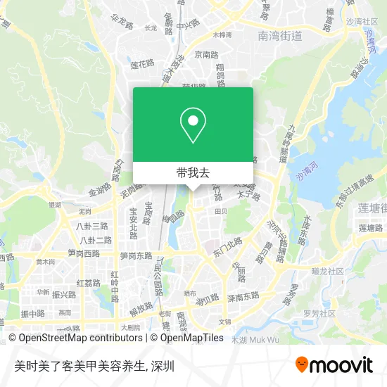 美时美了客美甲美容养生地图
