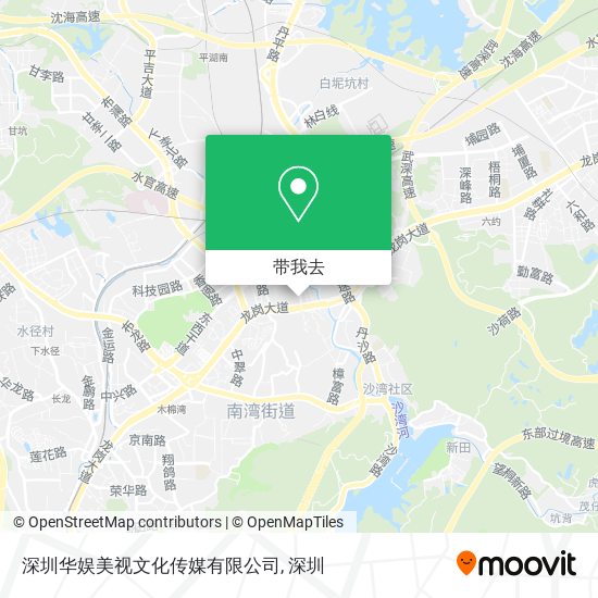 深圳华娱美视文化传媒有限公司地图