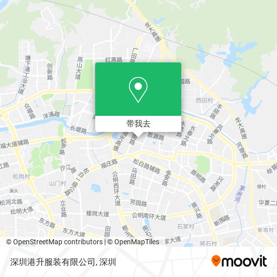 深圳港升服装有限公司地图