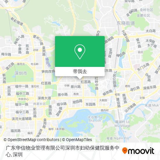 广东华信物业管理有限公司深圳市妇幼保健院服务中心地图