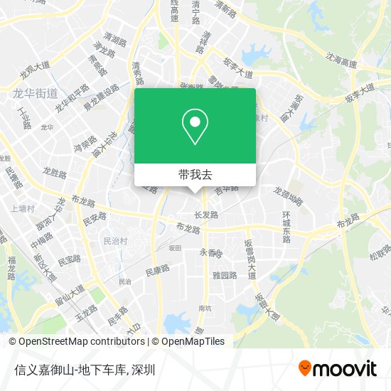 信义嘉御山-地下车库地图