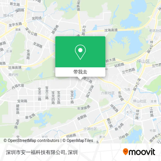 深圳市安一福科技有限公司地图