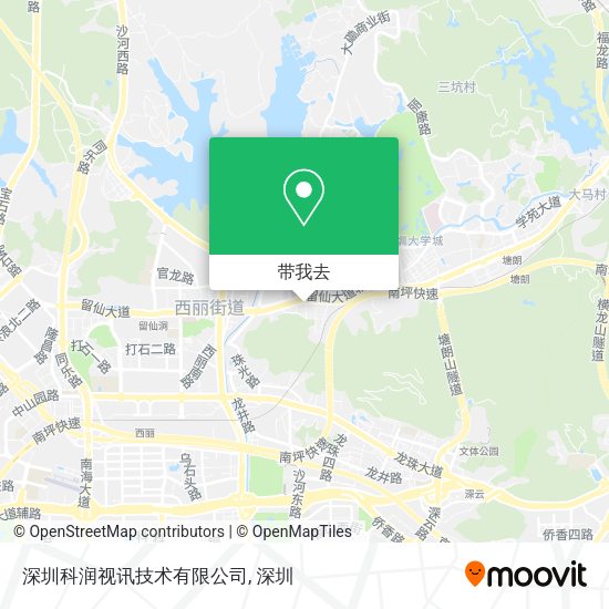 深圳科润视讯技术有限公司地图