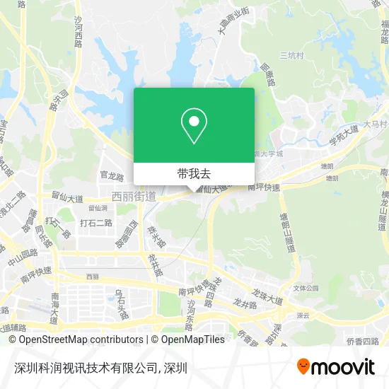 深圳科润视讯技术有限公司地图