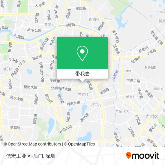 信宏工业区-后门地图