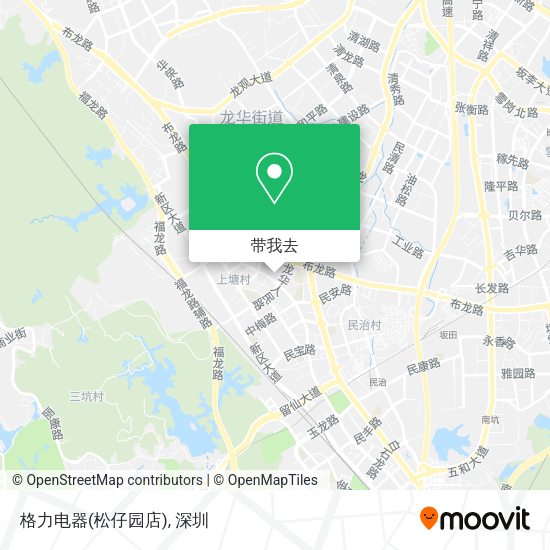 格力电器(松仔园店)地图