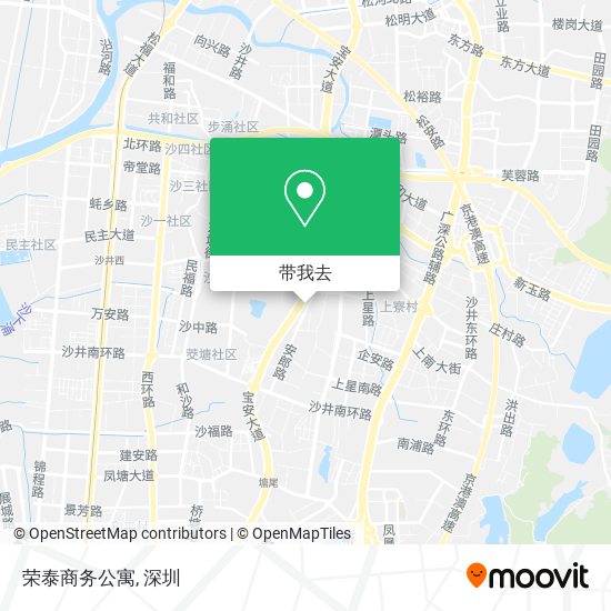 荣泰商务公寓地图