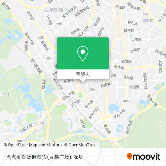 点点赞骨汤麻辣烫(百易广场)地图