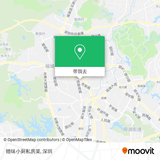赣味小厨私房菜地图