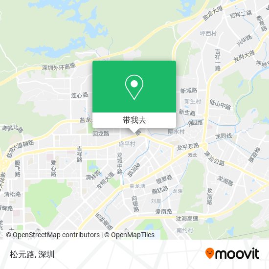 松元路地图