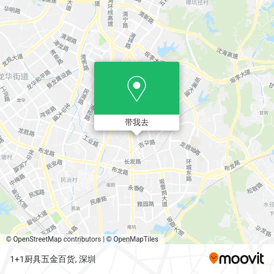 1+1厨具五金百货地图